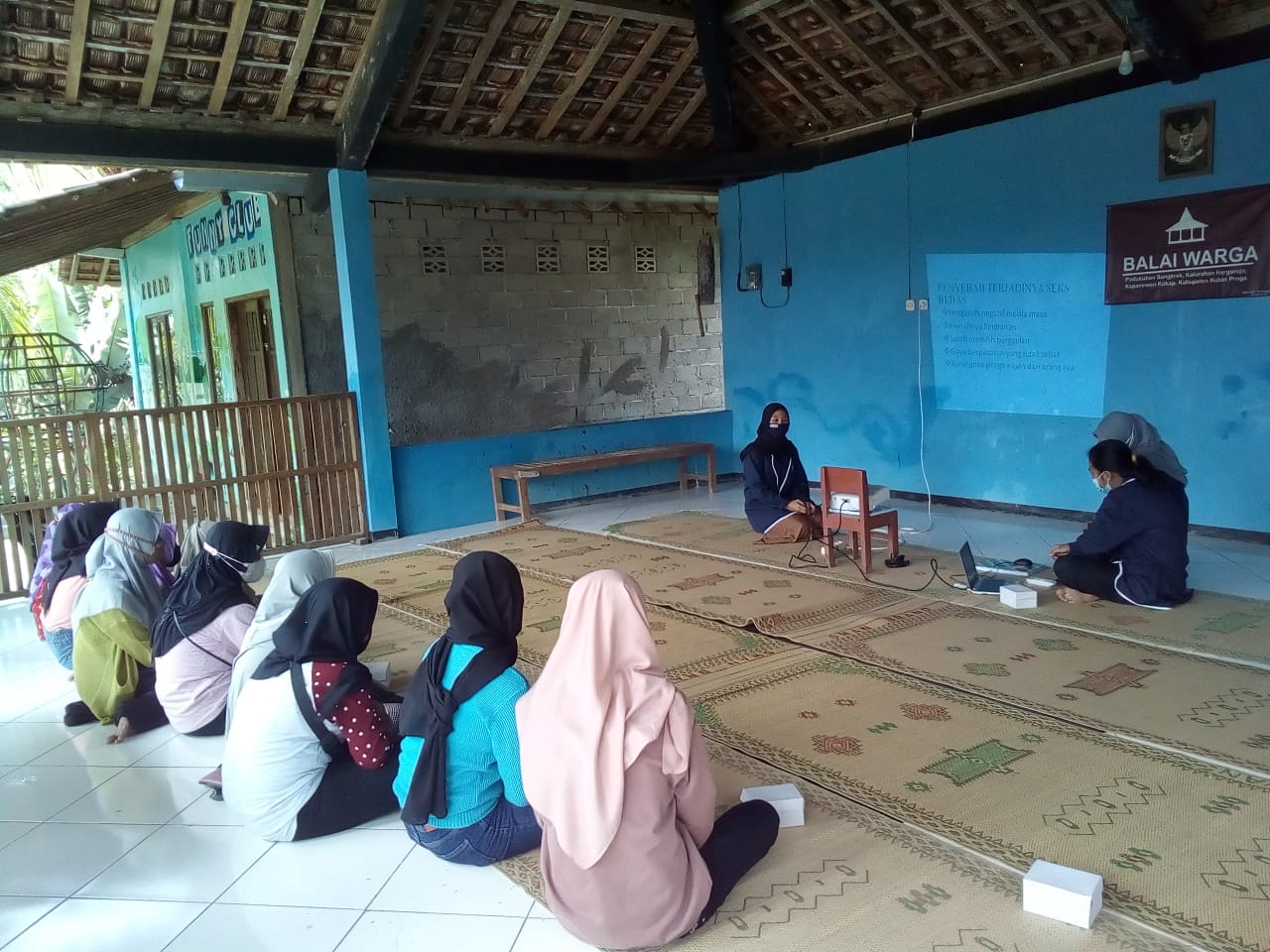 Remaja Sangkrek Ikuti Sosialisasi Kespro